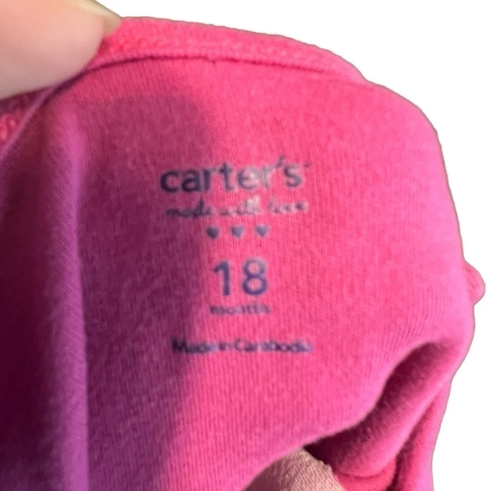 Carters bodysuit my heart belongs to daddy elephant embroidered 18 months
